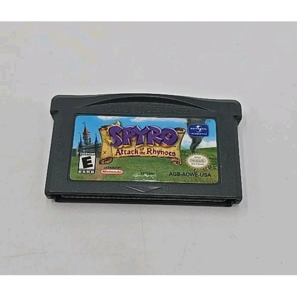 Spyro: Attack‎ of the Rhynocs Nintendo Game Boy Advance Tested
